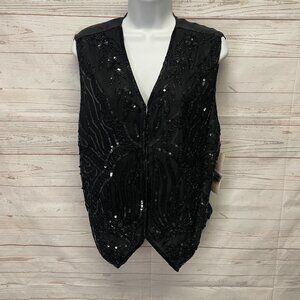 Vintage Mary McFadden Sequin Vest